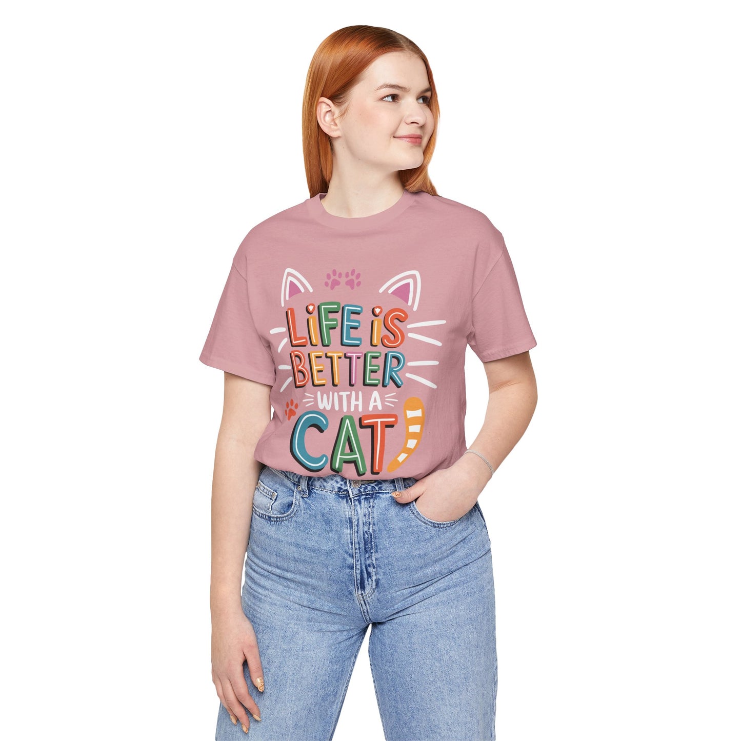 Life is Better with Cats Tee