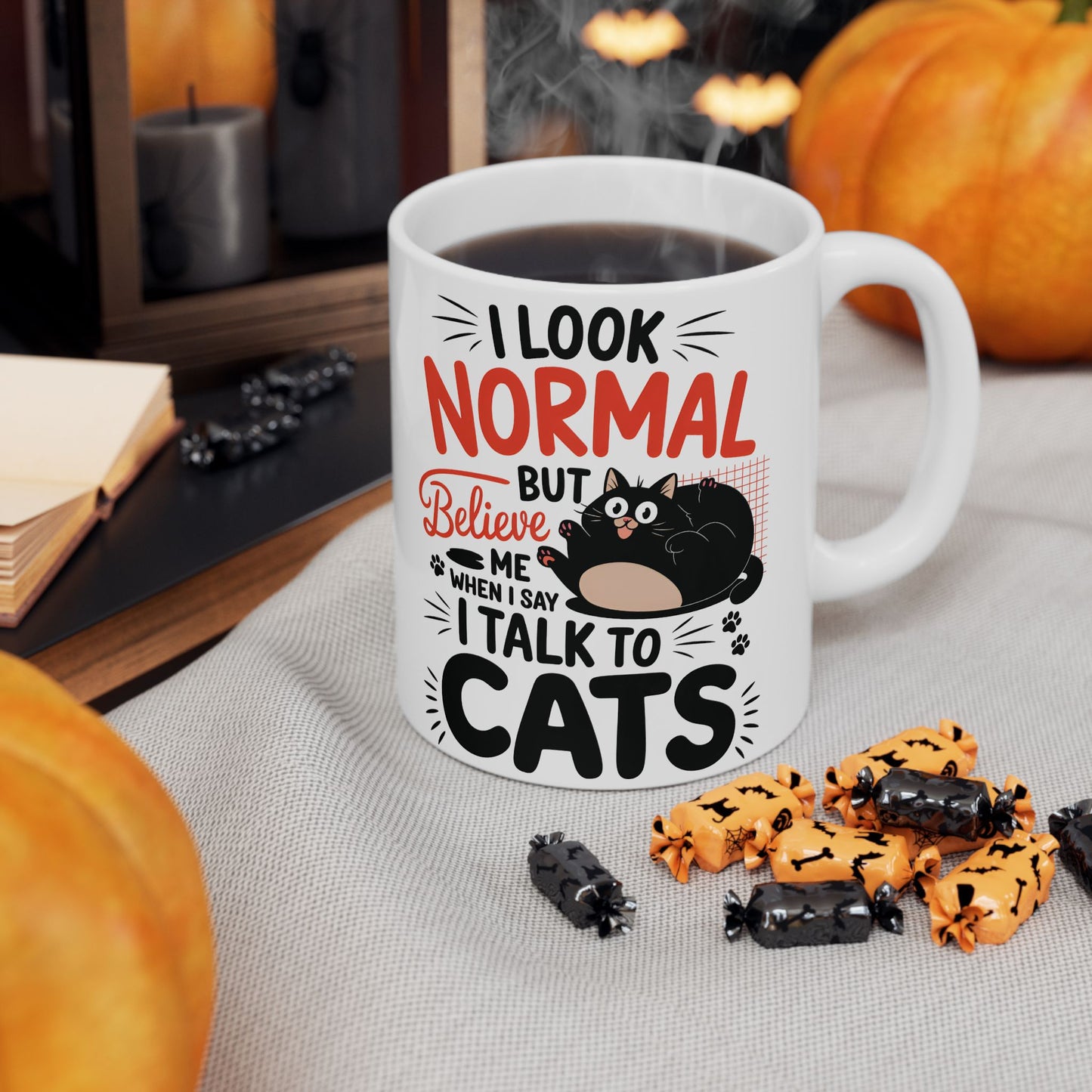 I Talk To Cat Mug