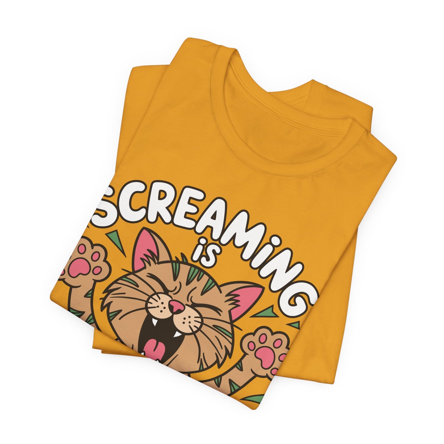 Screaming is Self Care Tee