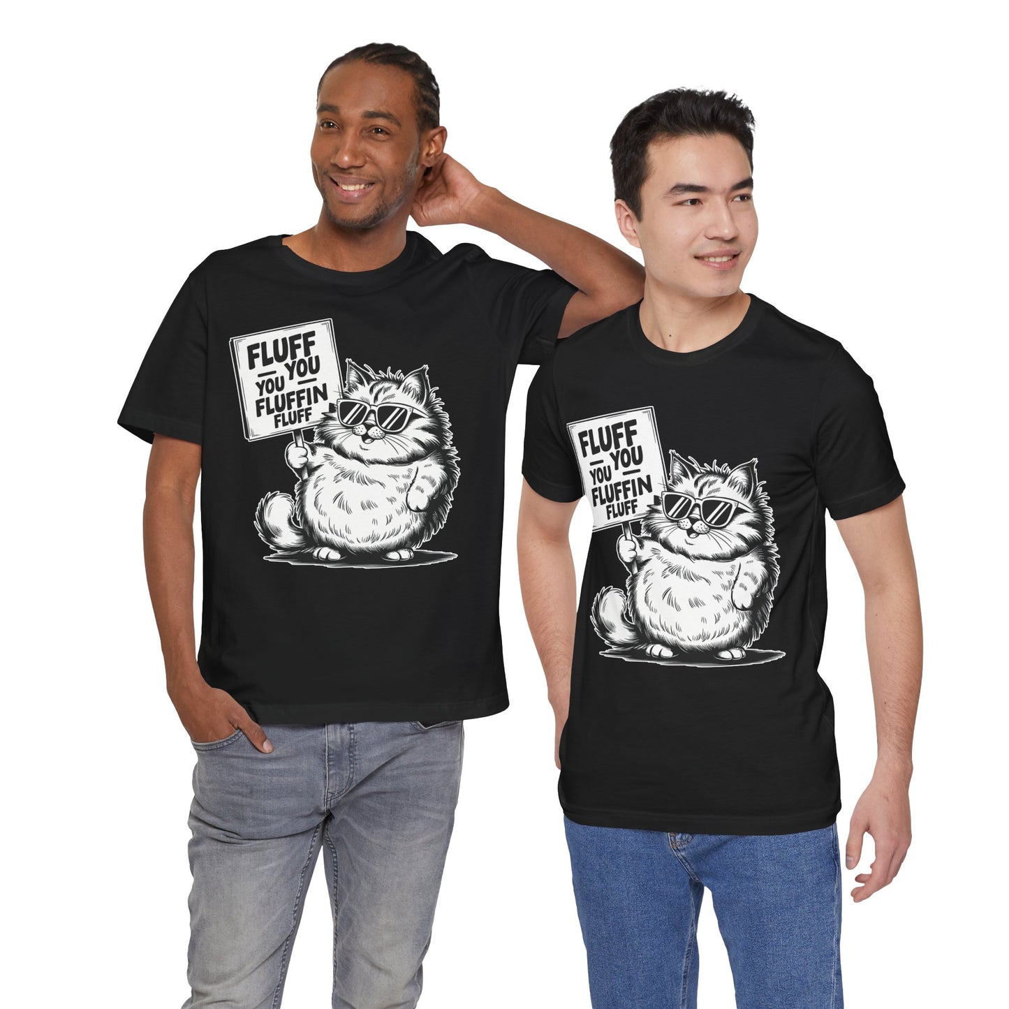 Funny Cat Fluff T-Shirt