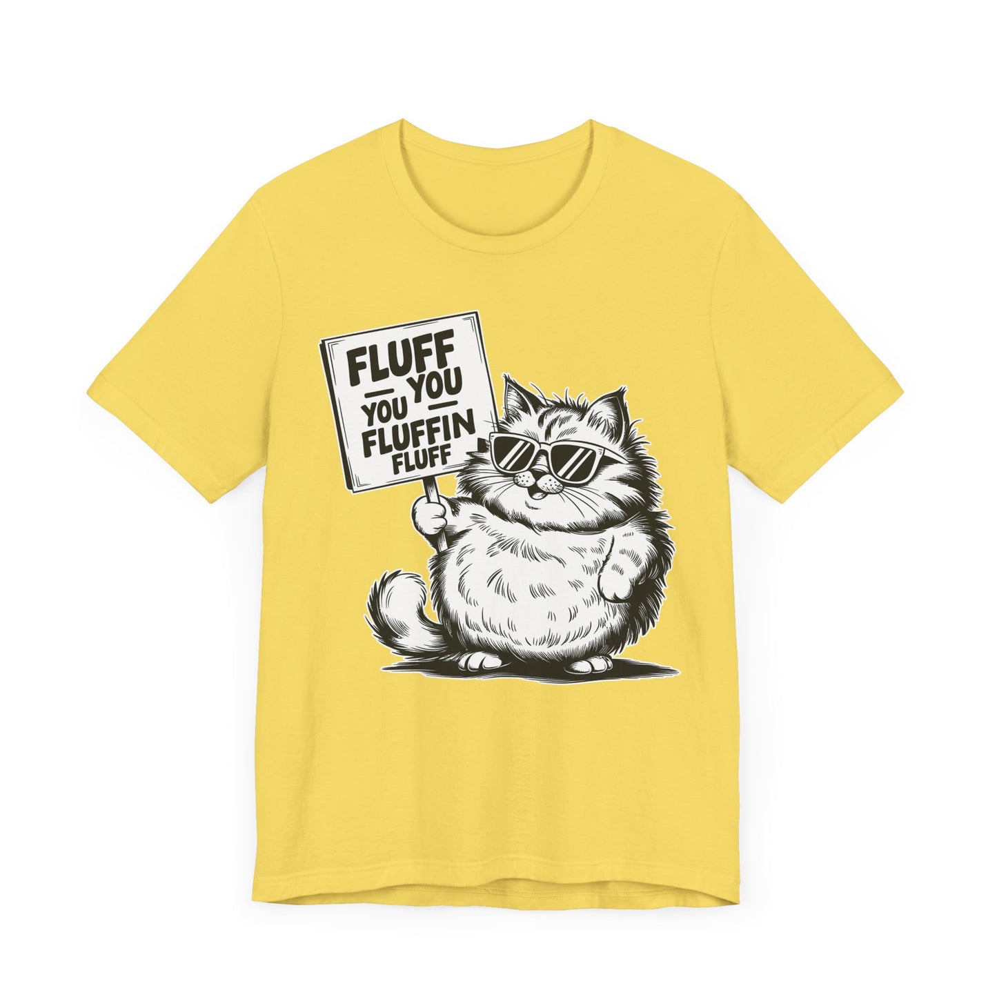 Funny Cat Fluff T-Shirt