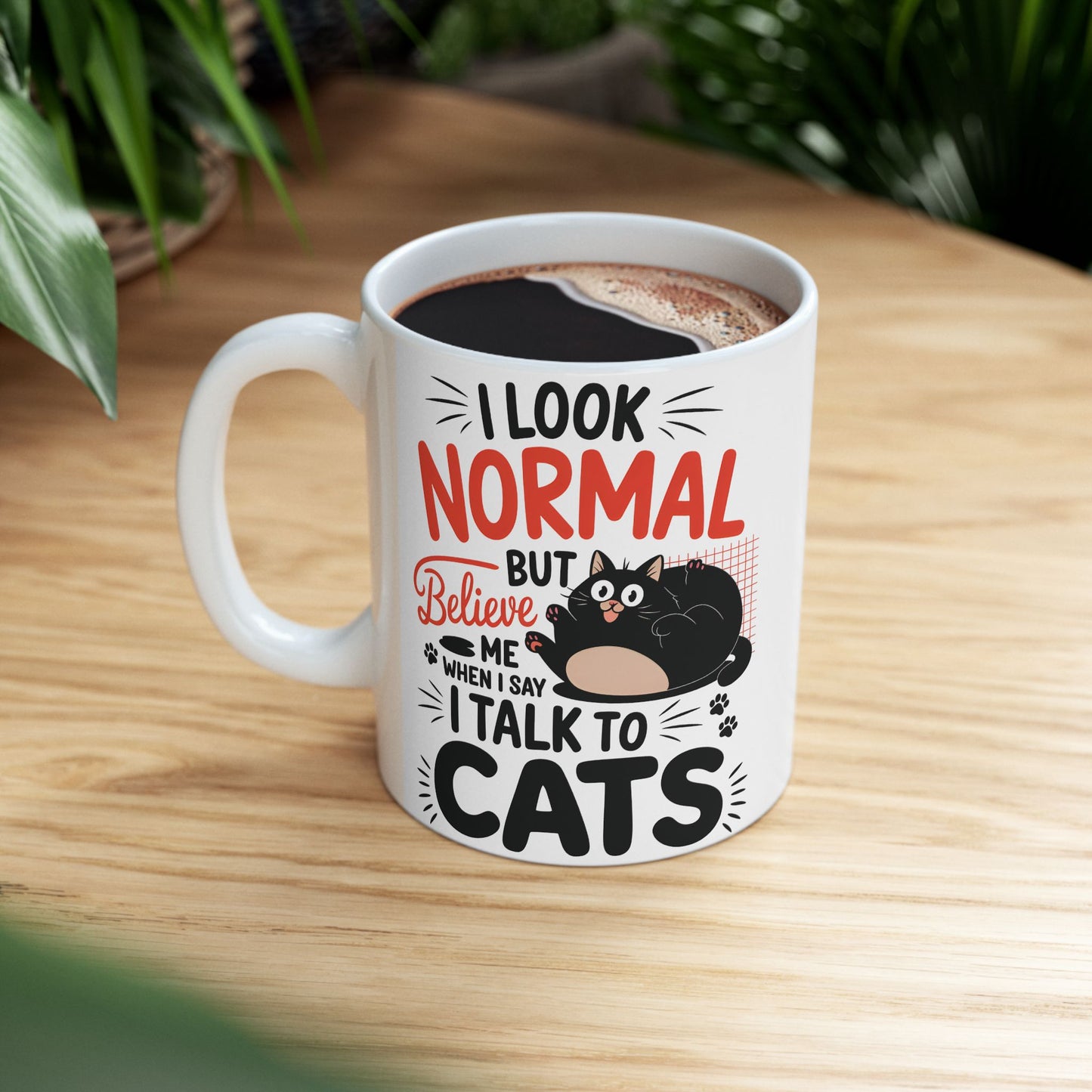 I Talk To Cat Mug