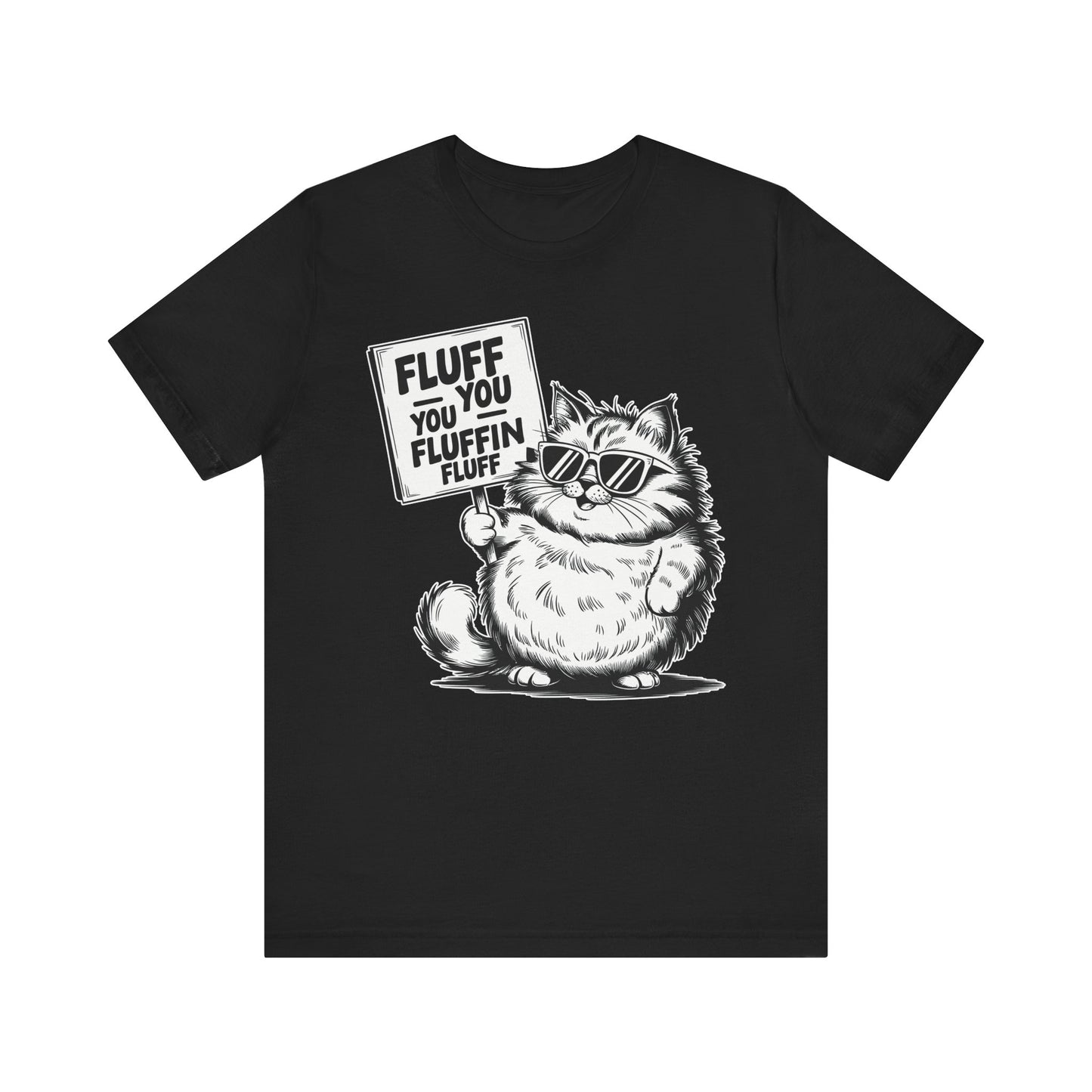 Funny Cat Fluff T-Shirt