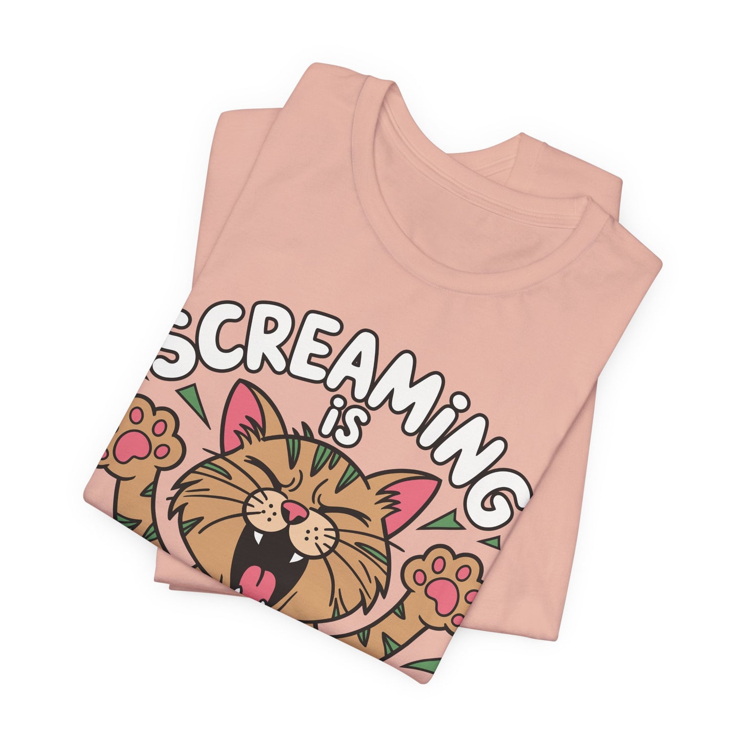 Screaming is Self Care Tee