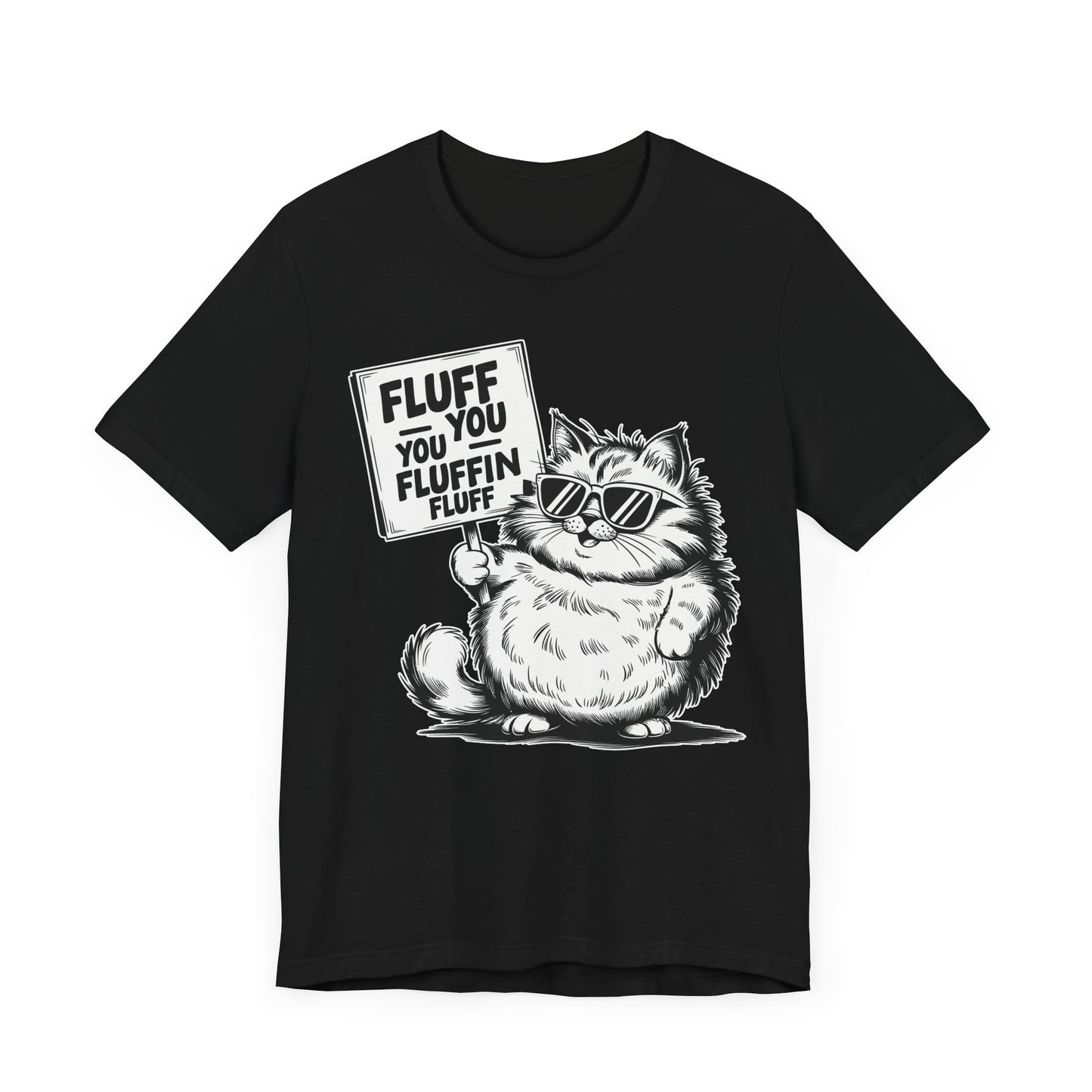 Funny Cat Fluff T-Shirt