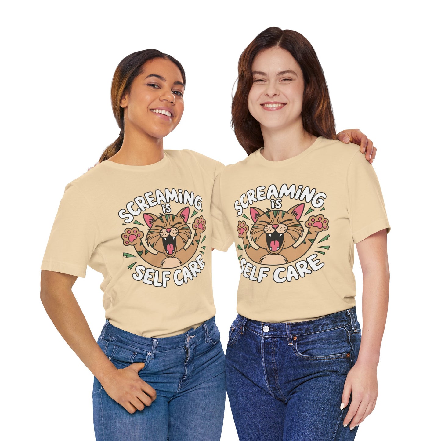 Screaming is Self Care Tee