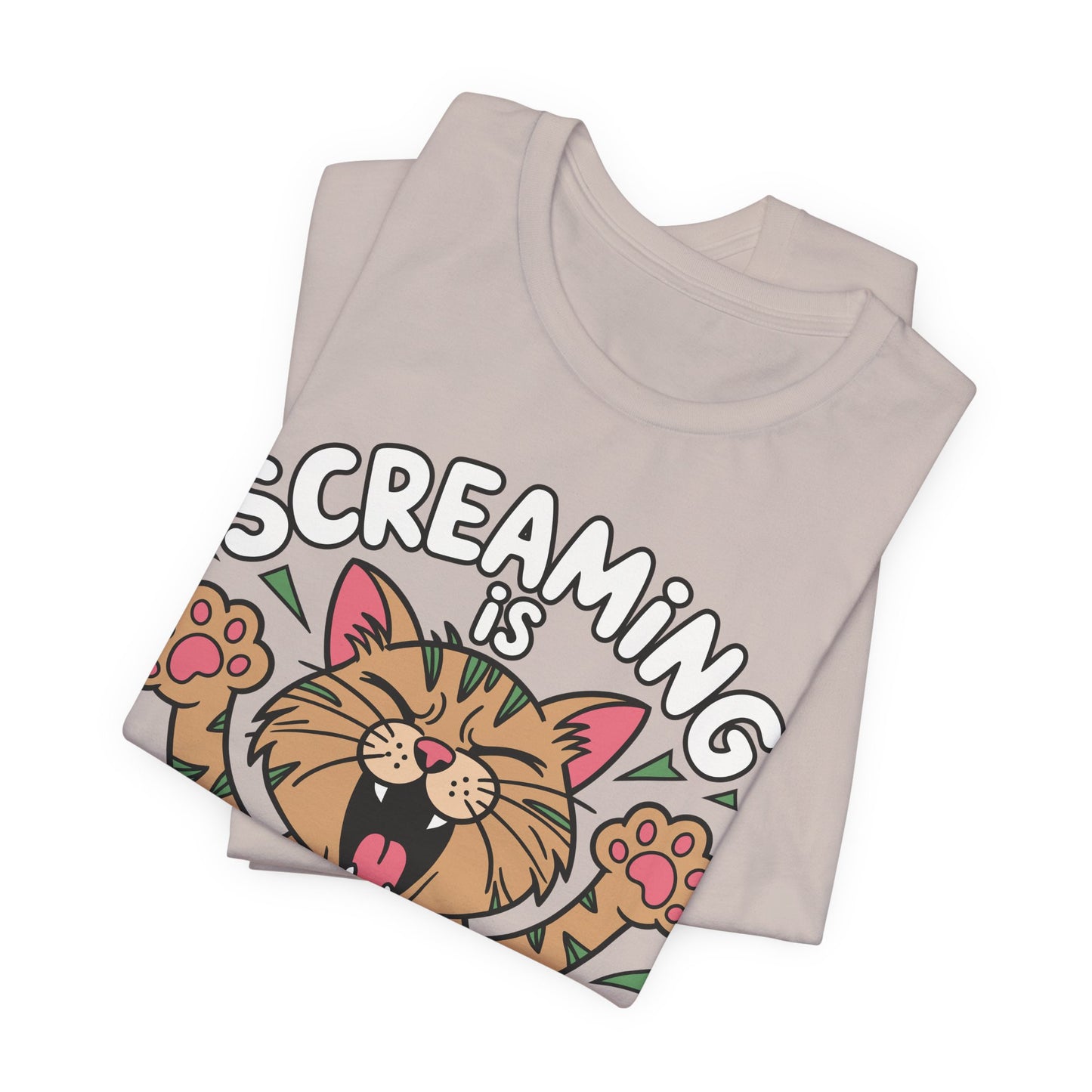 Screaming is Self Care Tee