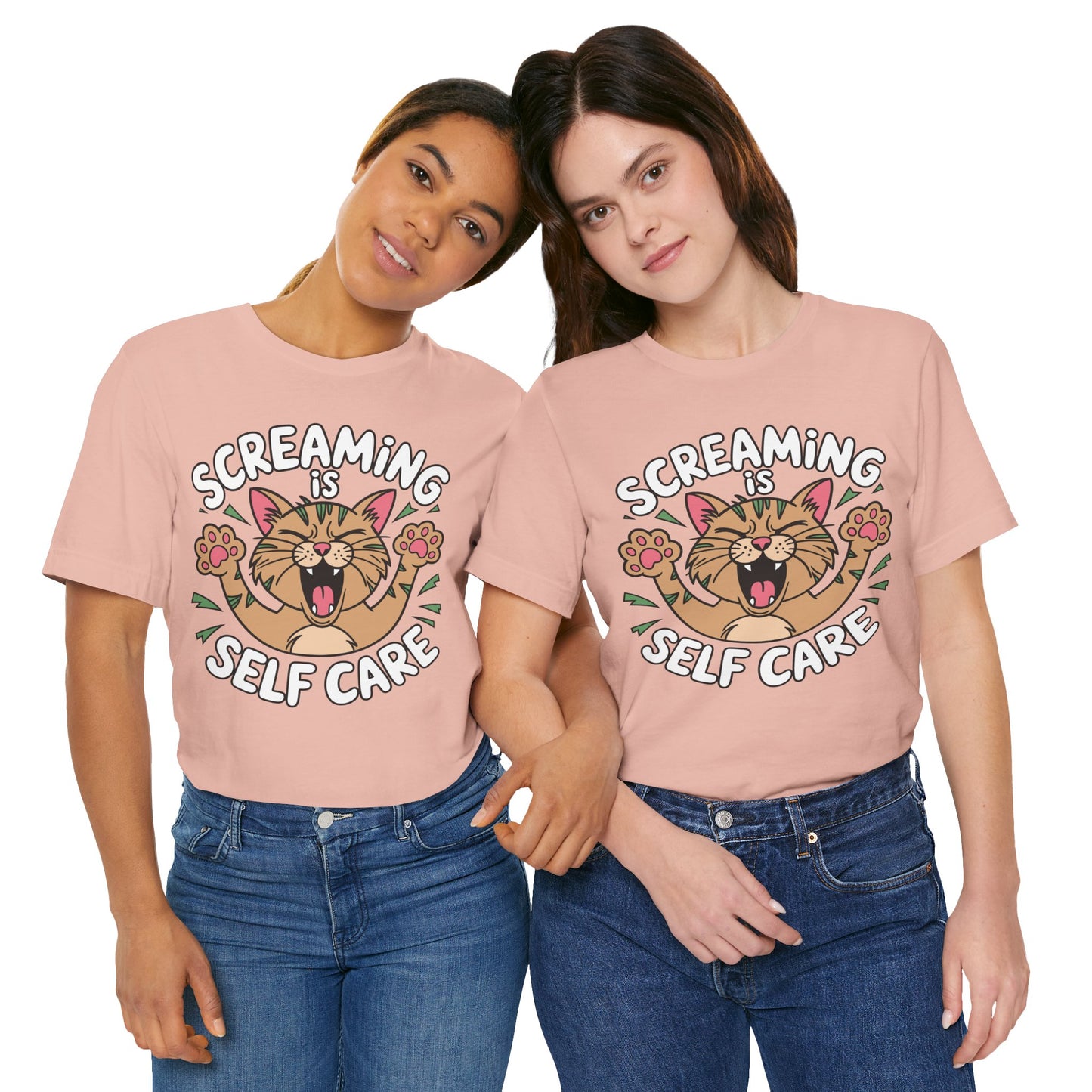 Screaming is Self Care Tee