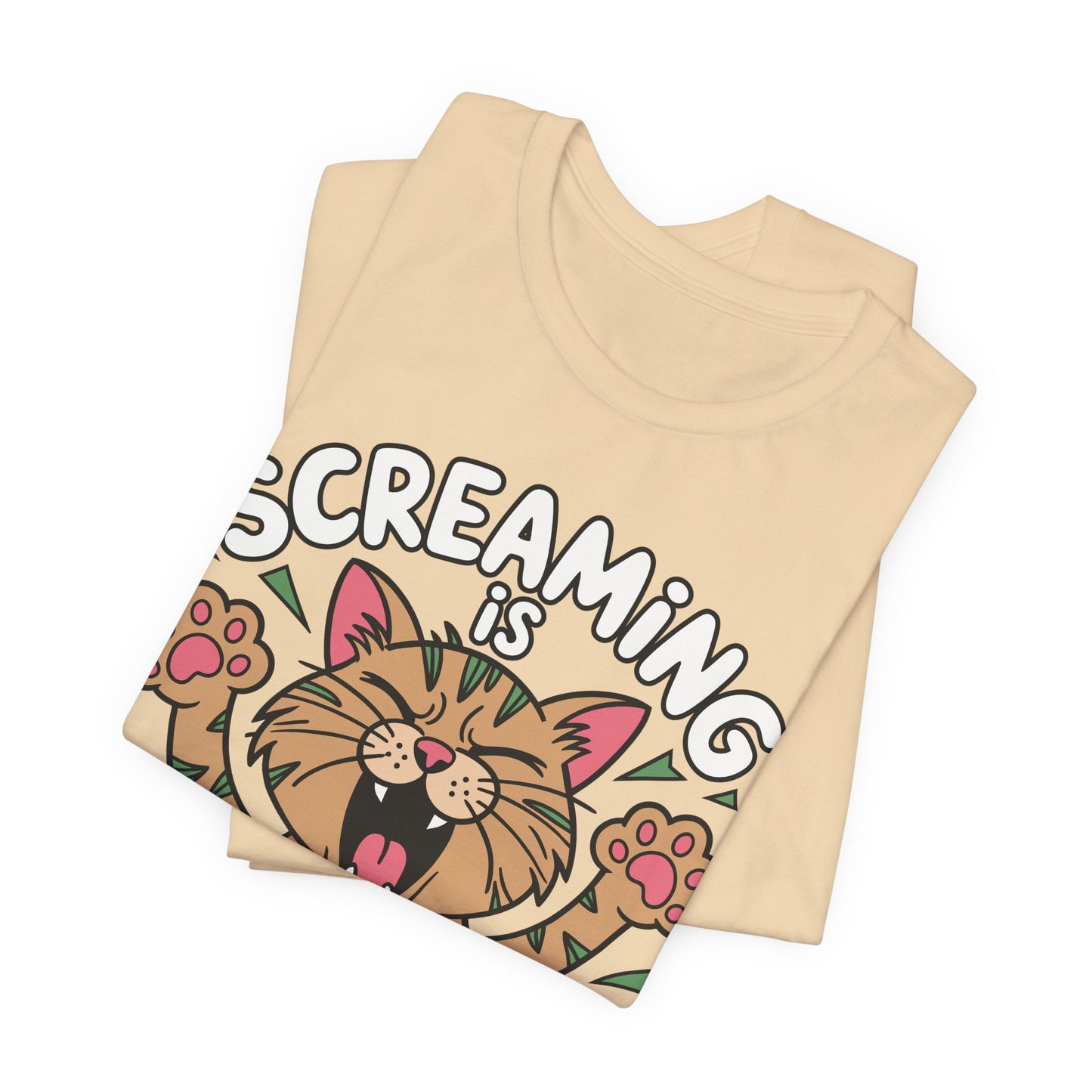 Screaming is Self Care Tee