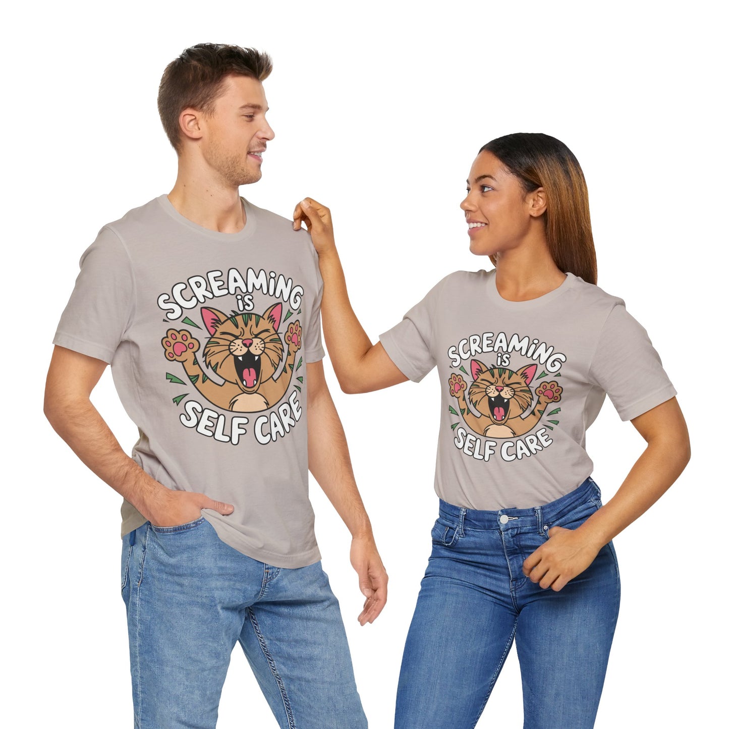 Screaming is Self Care Tee
