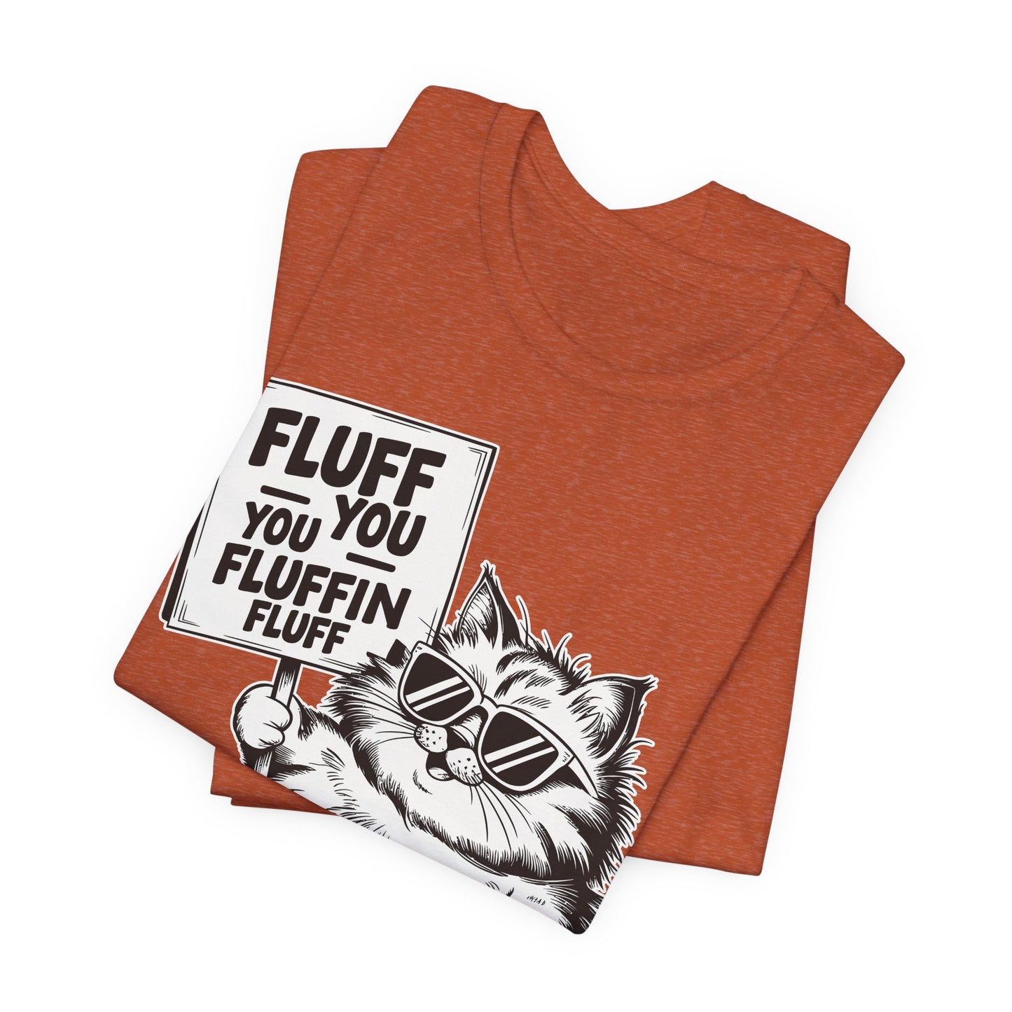 Funny Cat Fluff T-Shirt