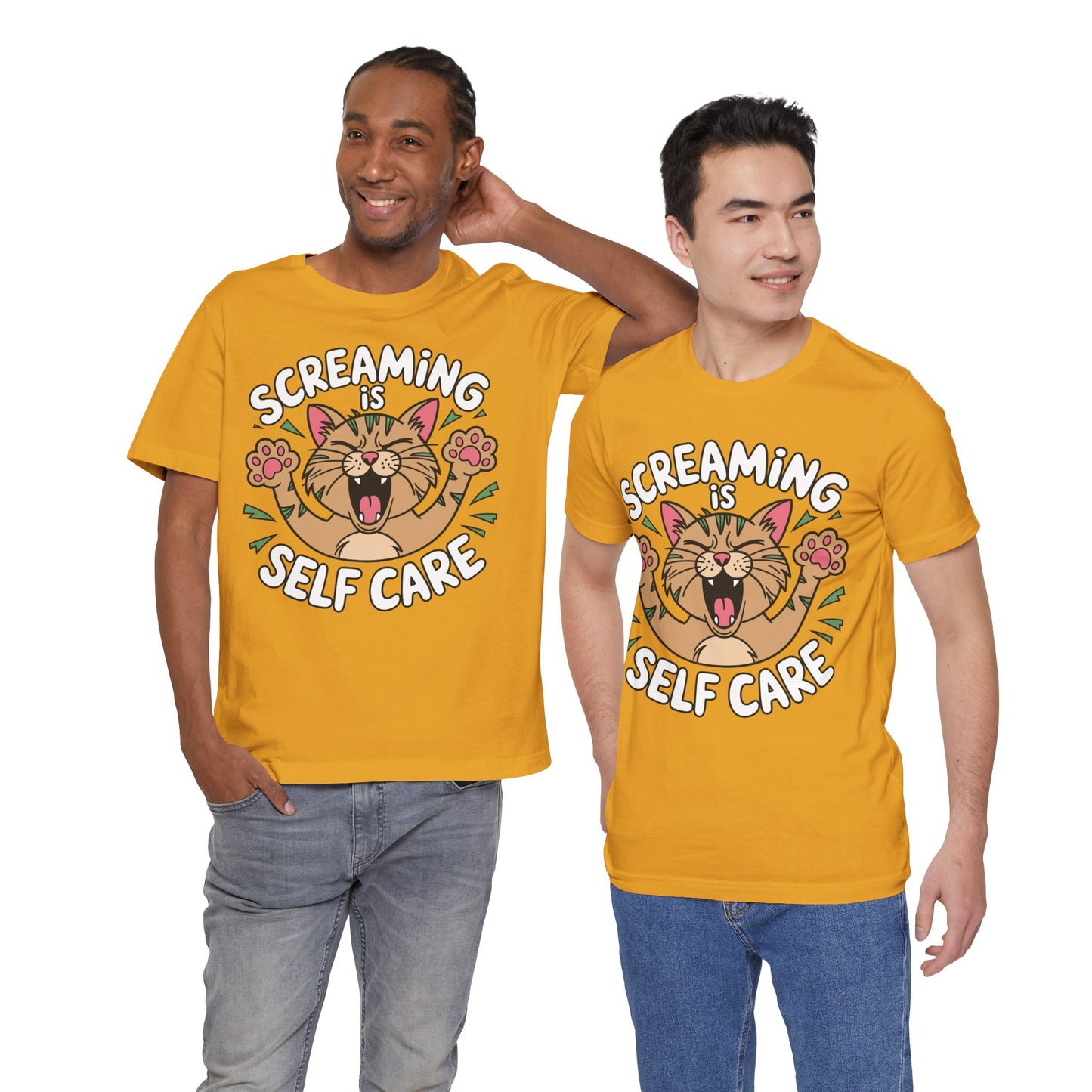 Screaming is Self Care Tee