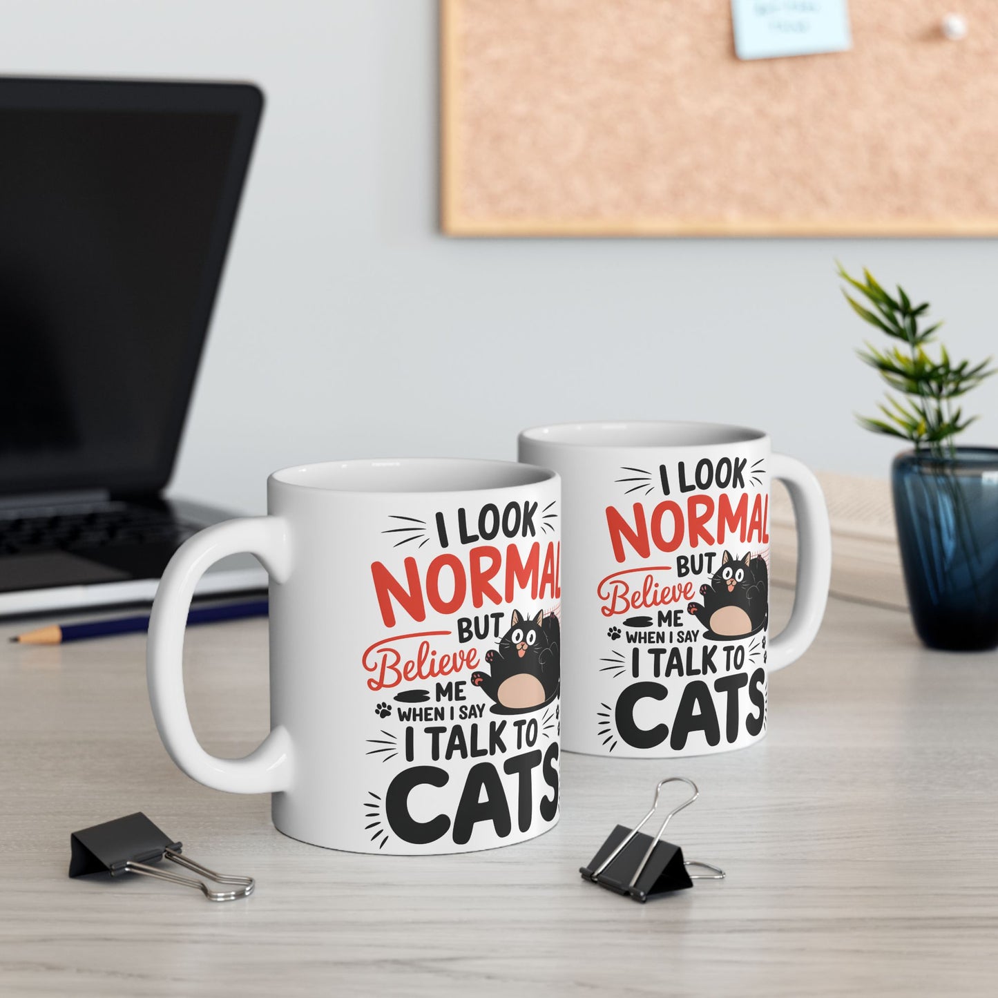 I Talk To Cat Mug
