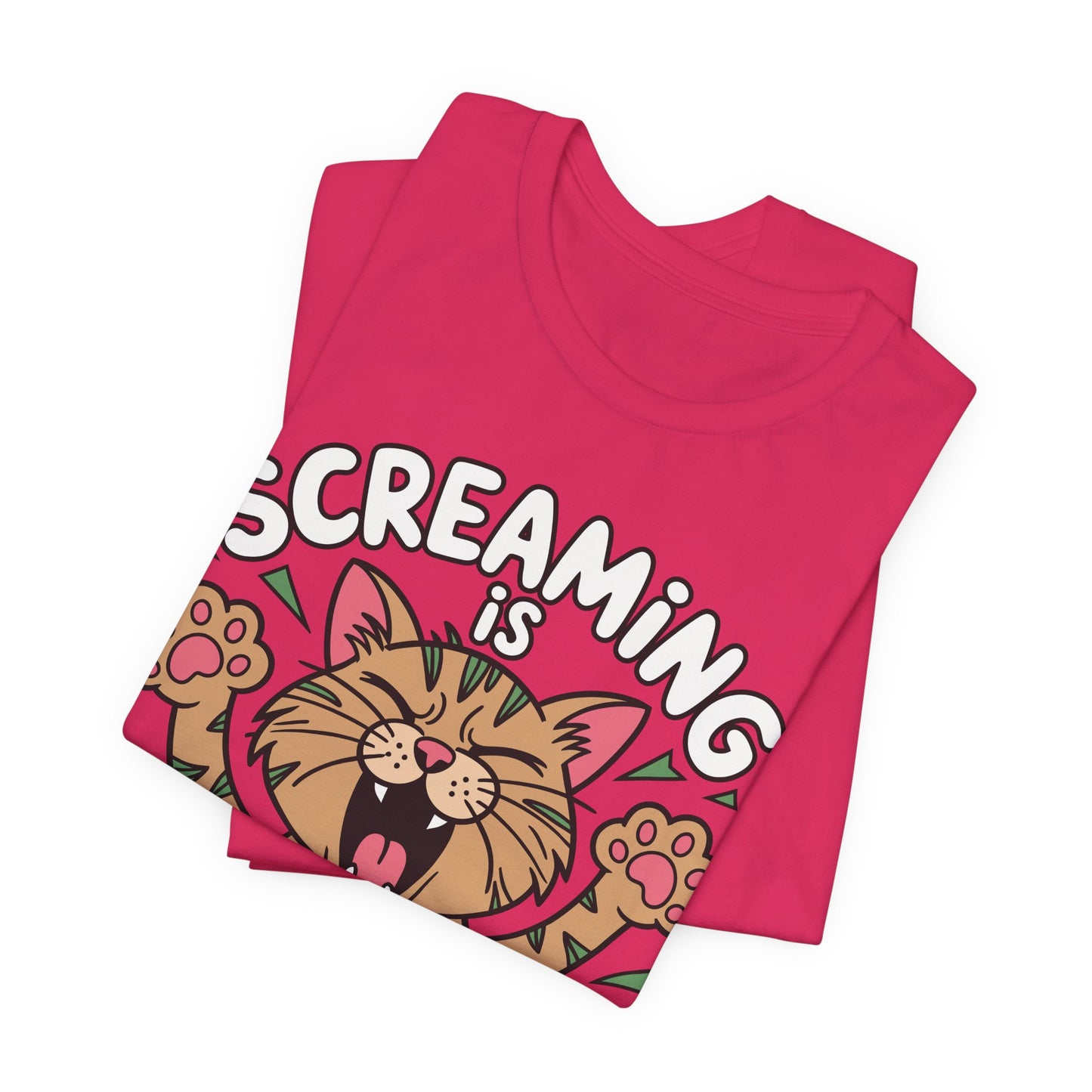 Screaming is Self Care Tee