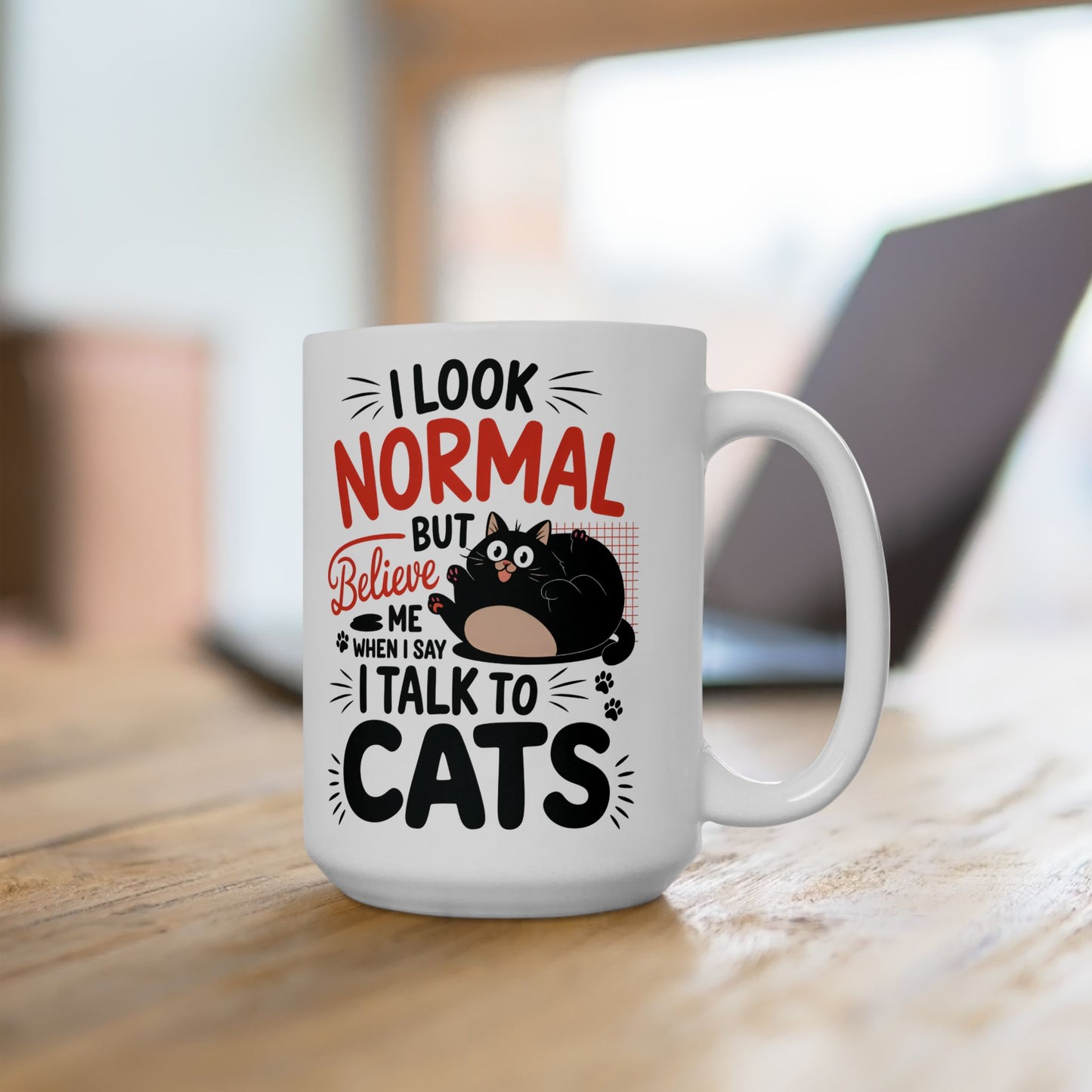 I Talk To Cat Mug