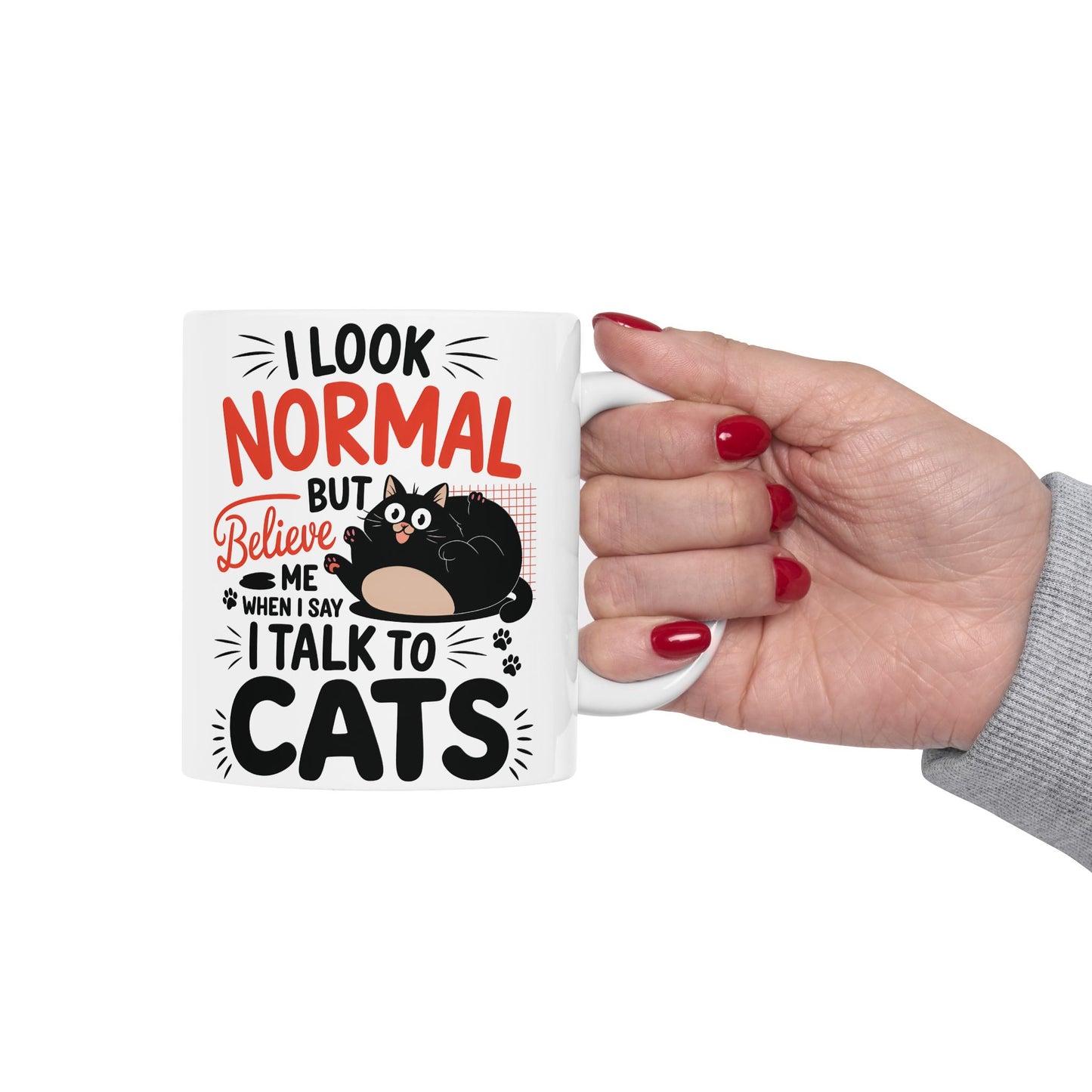 I Talk To Cat Mug