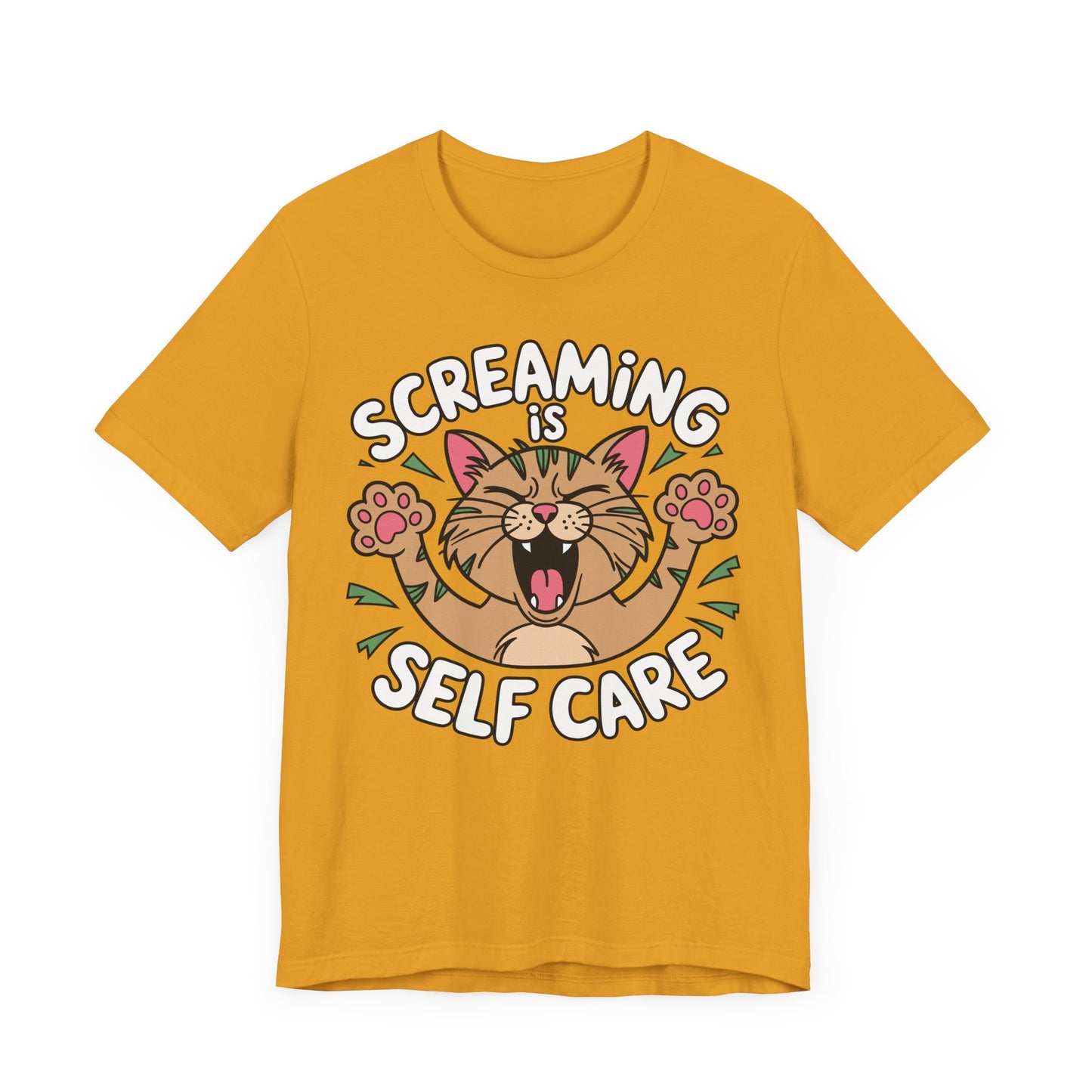 Screaming is Self Care Tee