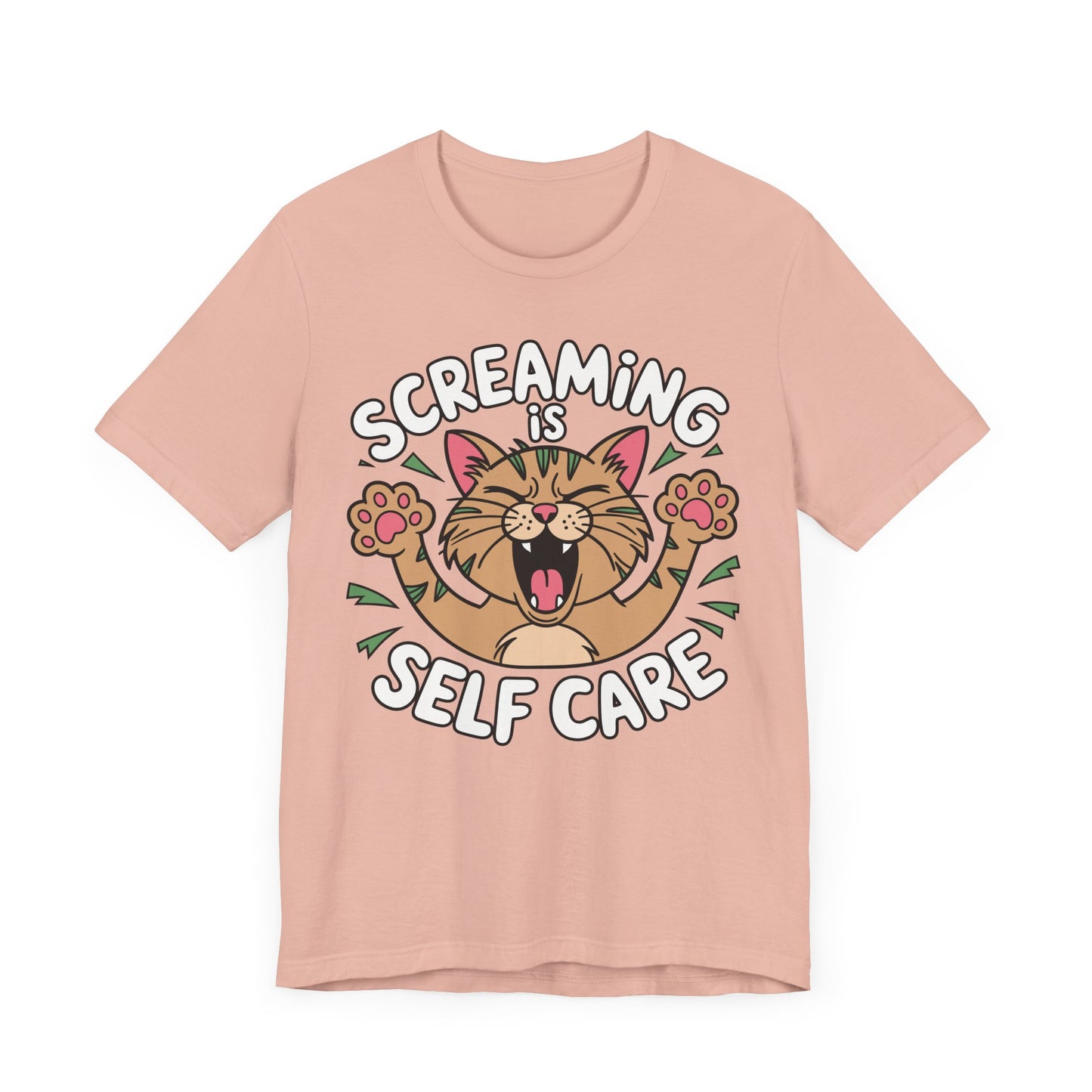 Screaming is Self Care Tee