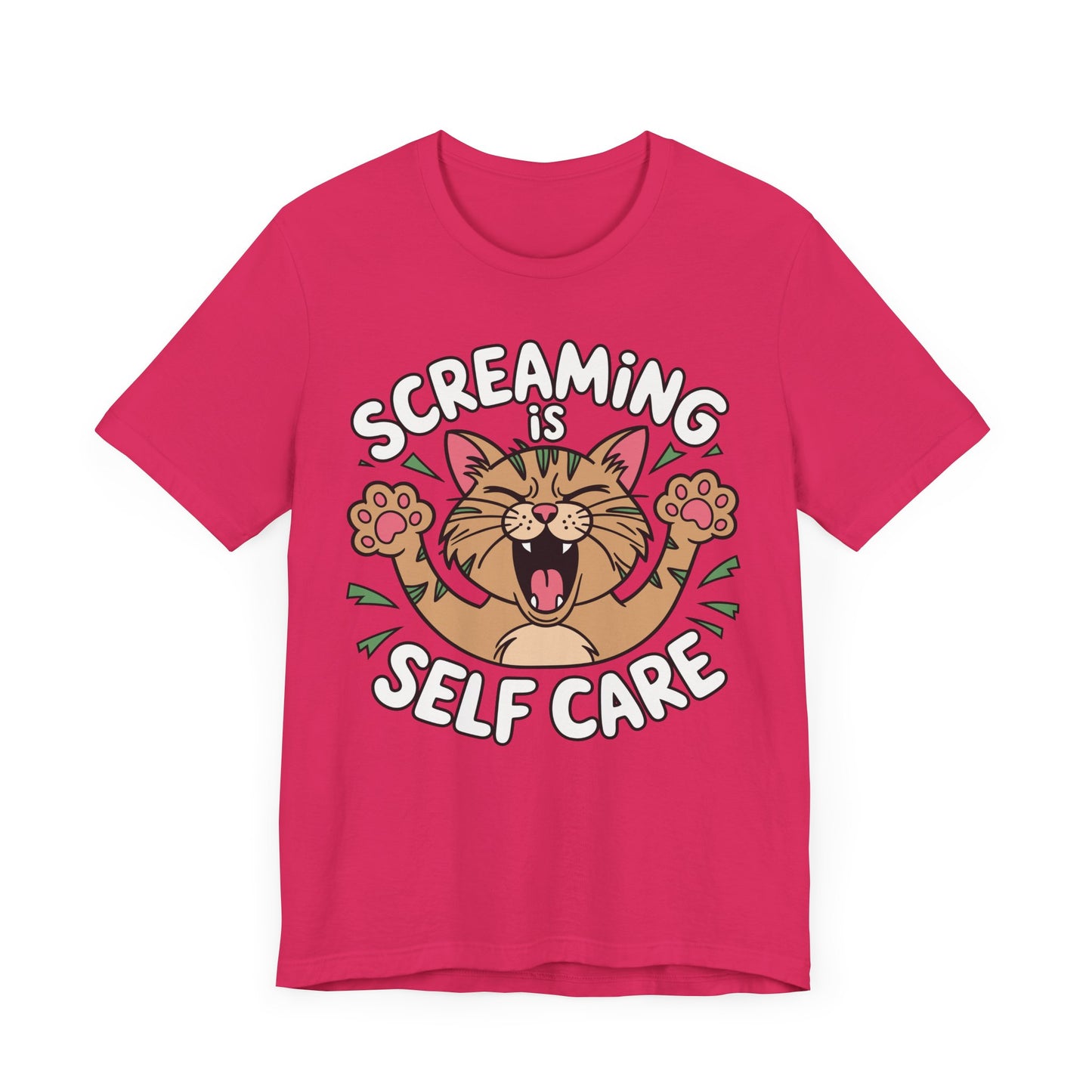 Screaming is Self Care Tee
