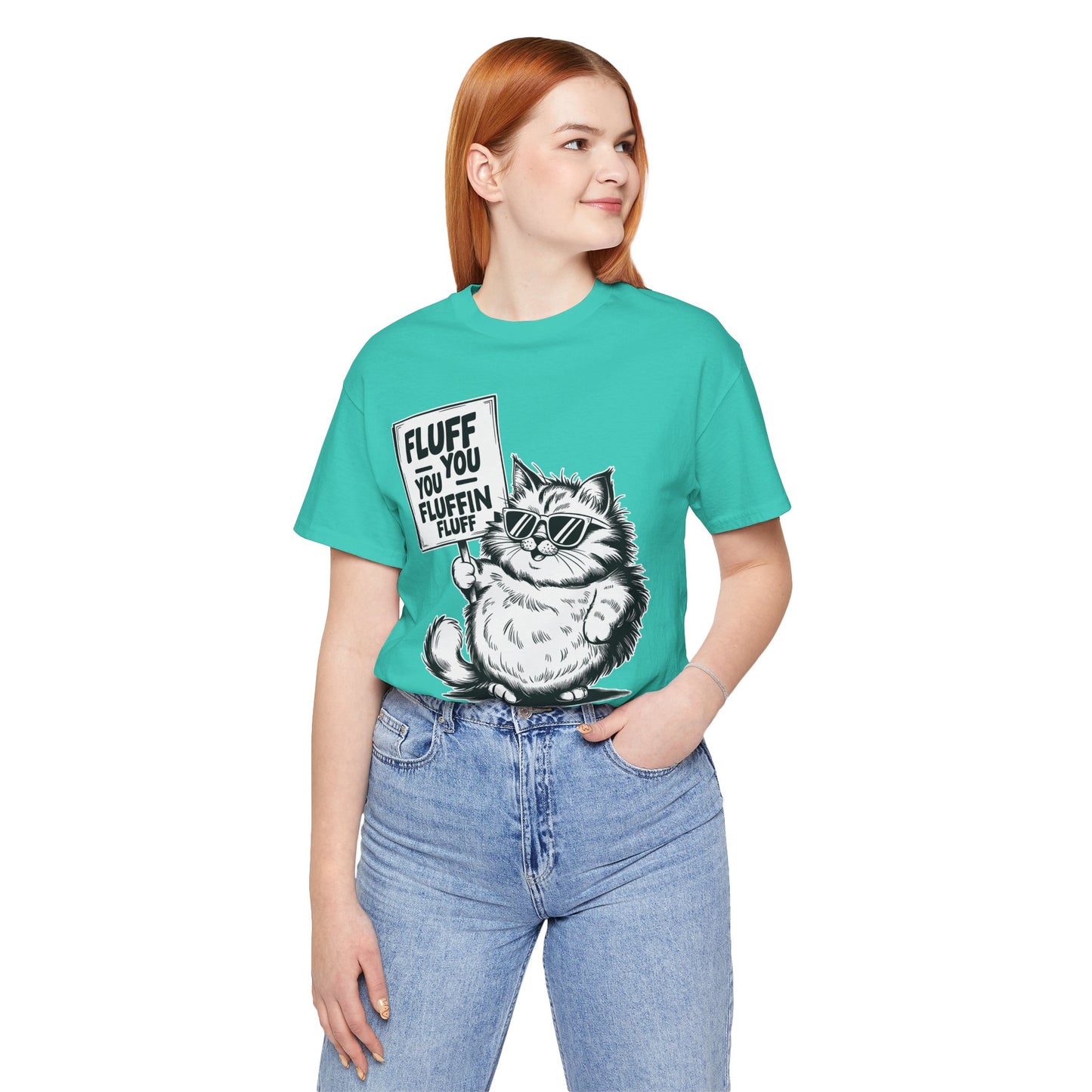 Funny Cat Fluff T-Shirt