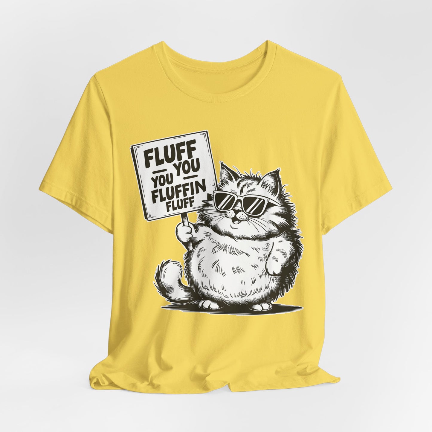 Funny Cat Fluff T-Shirt